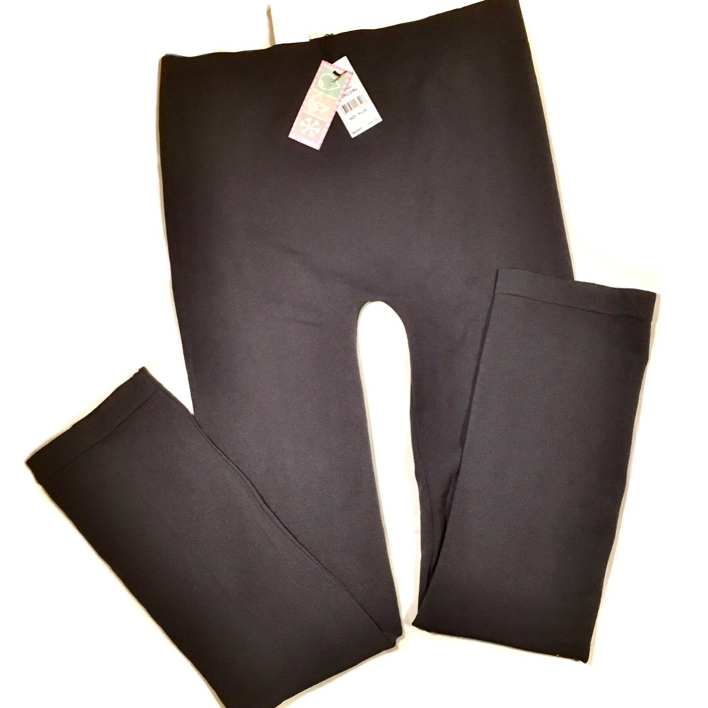 LEGGINGS — BANYAN FITNESS SEAMLESS CHARCOAL LEGGINGS Brand New W/ Tags—Plus Size
